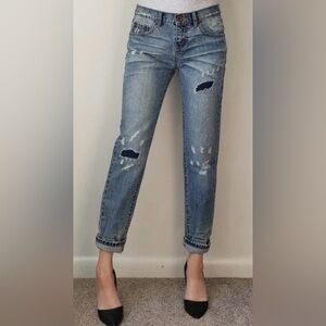 One Teaspoon Light Blue Distressed Women’s Boyfriend Jeans
Sz 29